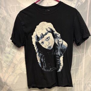JAZMIN BEAN Graphic T-Shirt with Portrait Design